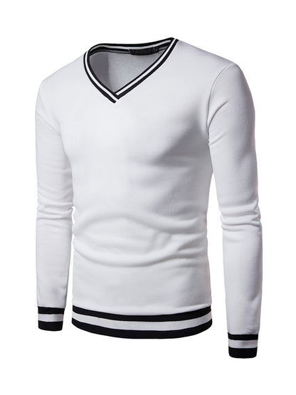 Herensweatshirt Warme Kleurblok Design - Mode Vibes