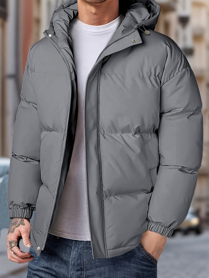 Heren Winterjack Winddicht Warm met Capuchon - Mode Vibes