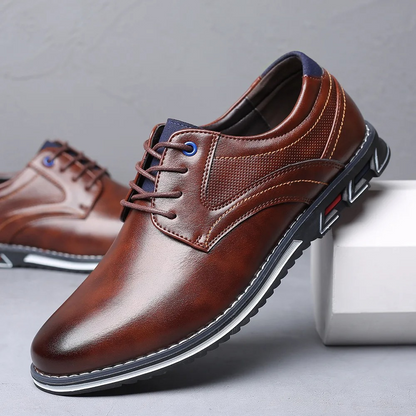 Leer Schoenen Gekleed Elegant Design - Mode Vibes