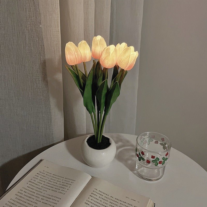 LED Tafellamp Tulpvorm Dimbaar Moderne Decoratie