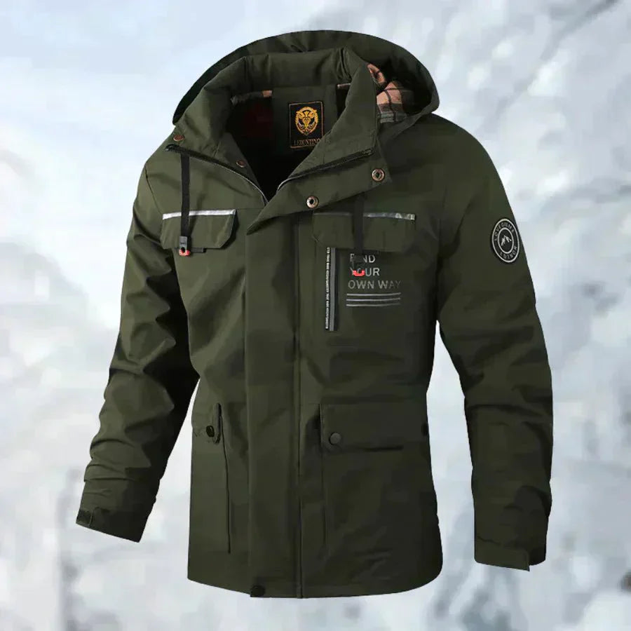Legend | Waterdichte Jas voor Heren in de kleur Donkergroen voor heren in Outdoor stijl ideaal voor de winter