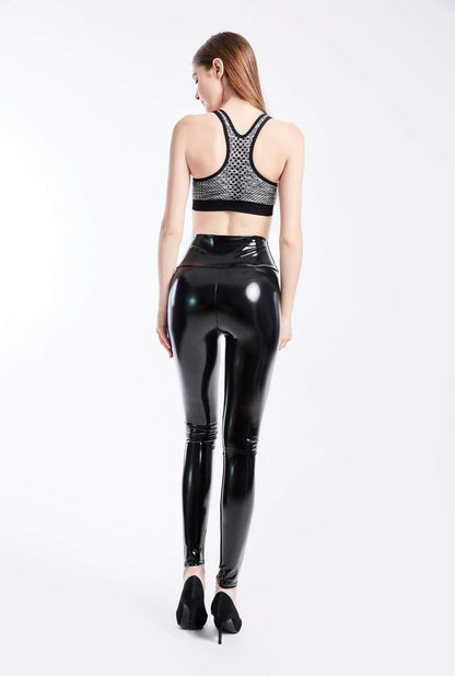 Leren Legging PU Imitatie Leer Stretch