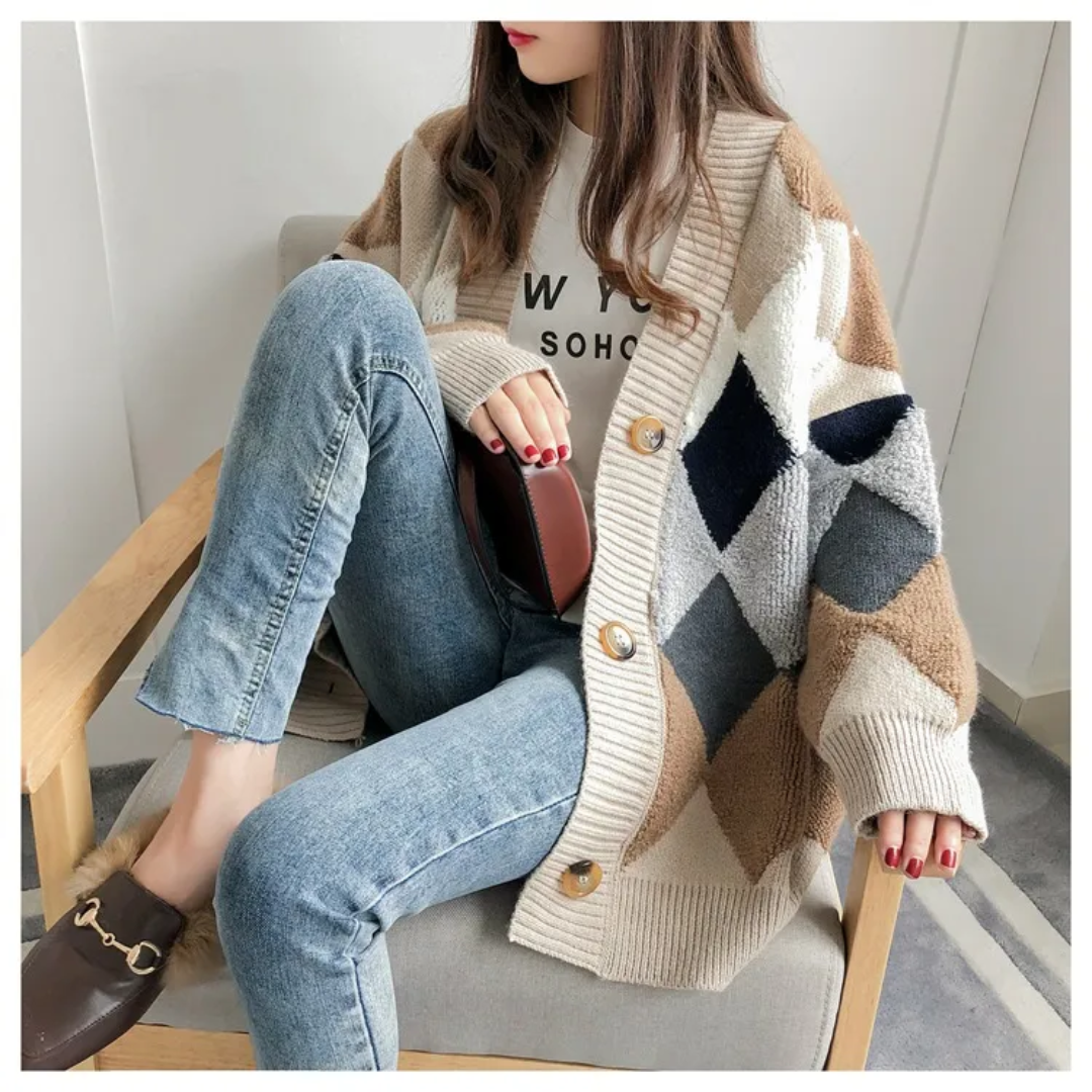 Oversized Vest Lena voor Vrouw Large Maat Trendy