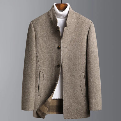 Wollen Overjas Heren Exclusief Warm Levi - Mode Vibes