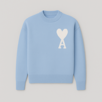 Anely™ Oversized Trui met Hartenaas Motief