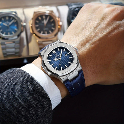 Herenhorloge Luxe Lederen Band Automatisch