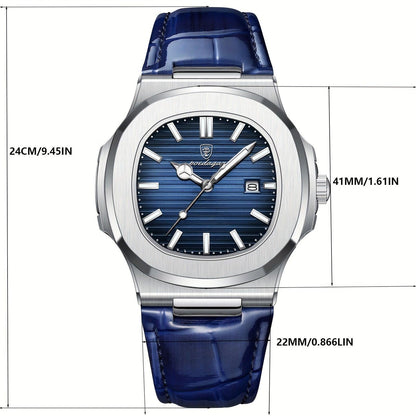 Herenhorloge Luxe Lederen Band Automatisch