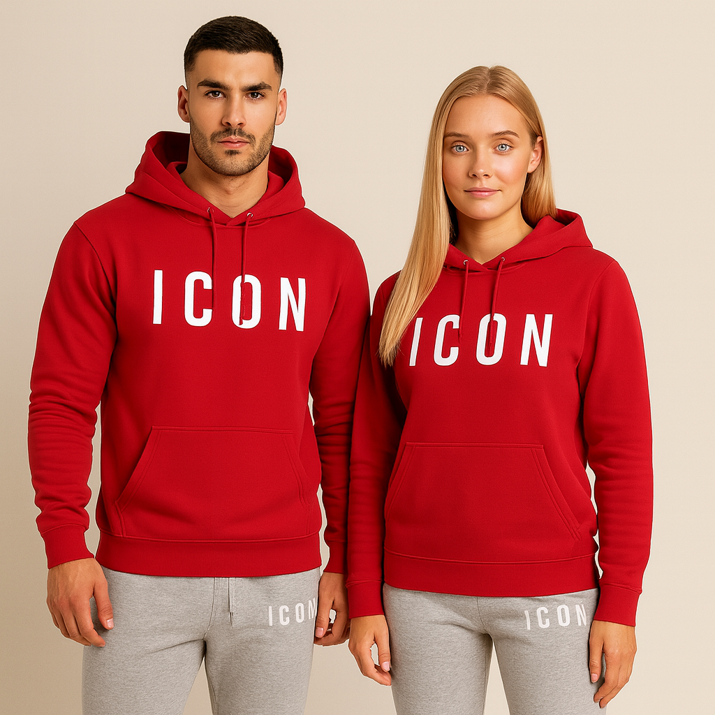 Unisex Winter Hoodie Set Luxe Warme Sweatshirt