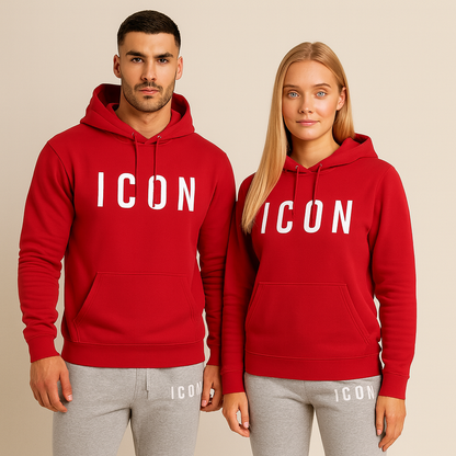 Unisex Winter Hoodie Set Luxe Warme Sweatshirt
