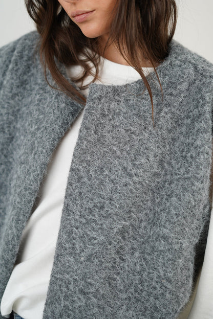 Luxe Mohair Vest Warme Vrouwen Vest