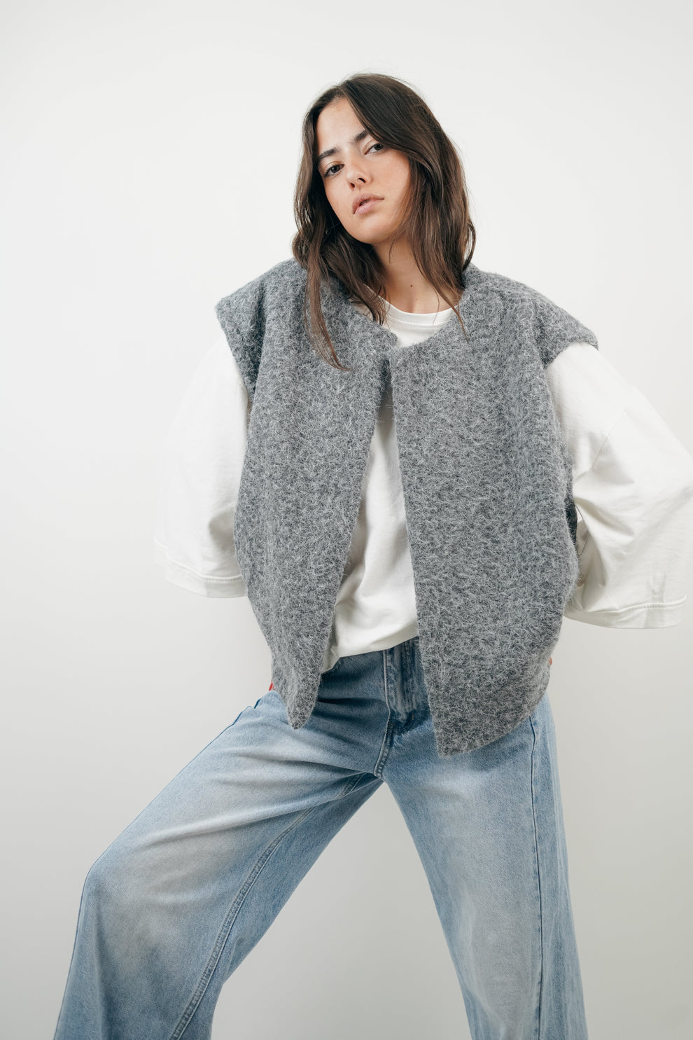 Luxe Mohair Vest Warme Vrouwen Vest - Mode Vibes