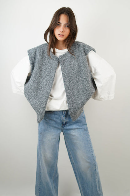 Luxe Mohair Vest Warme Vrouwen Vest