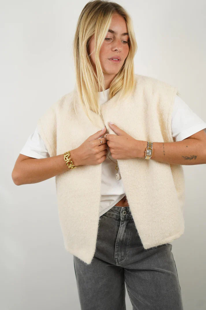 Luxe Mohair Vest Warme Vrouwen Vest