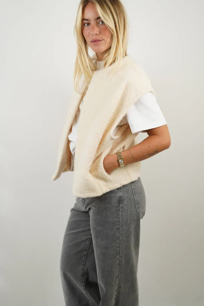 Luxe Mohair Vest Warme Vrouwen Vest