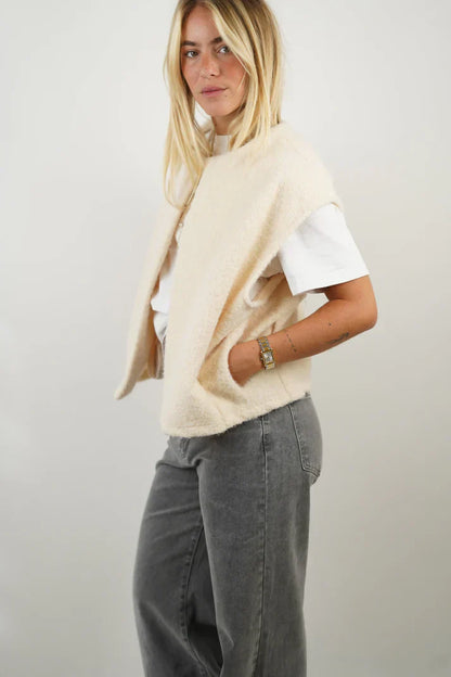 Luxe Mohair Vest Warme Vrouwen Vest