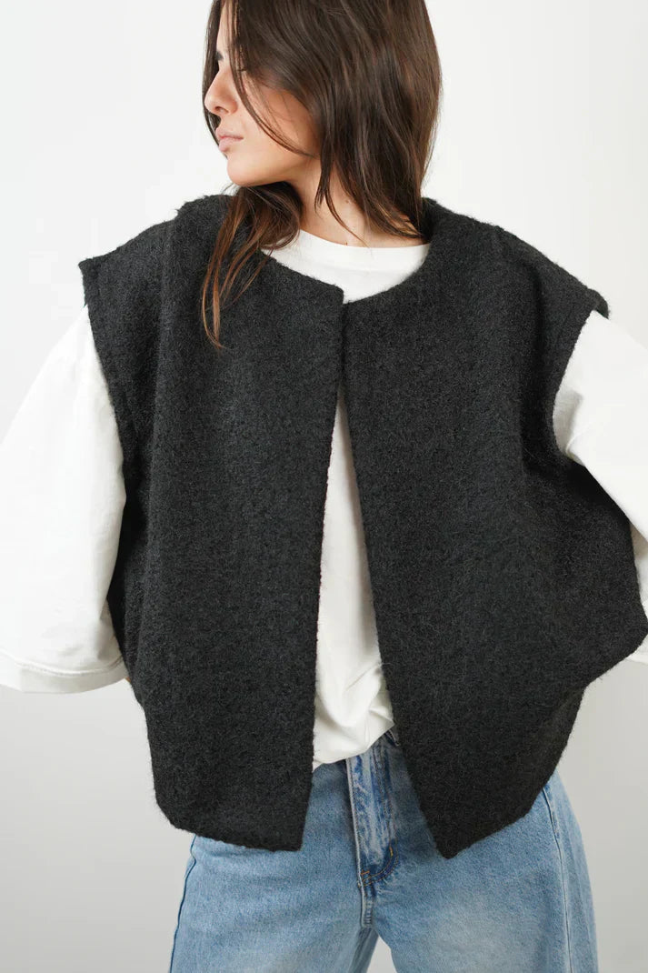 Luxe Mohair Vest Warme Vrouwen Vest