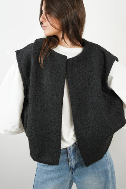 Luxe Mohair Vest Warme Vrouwen Vest