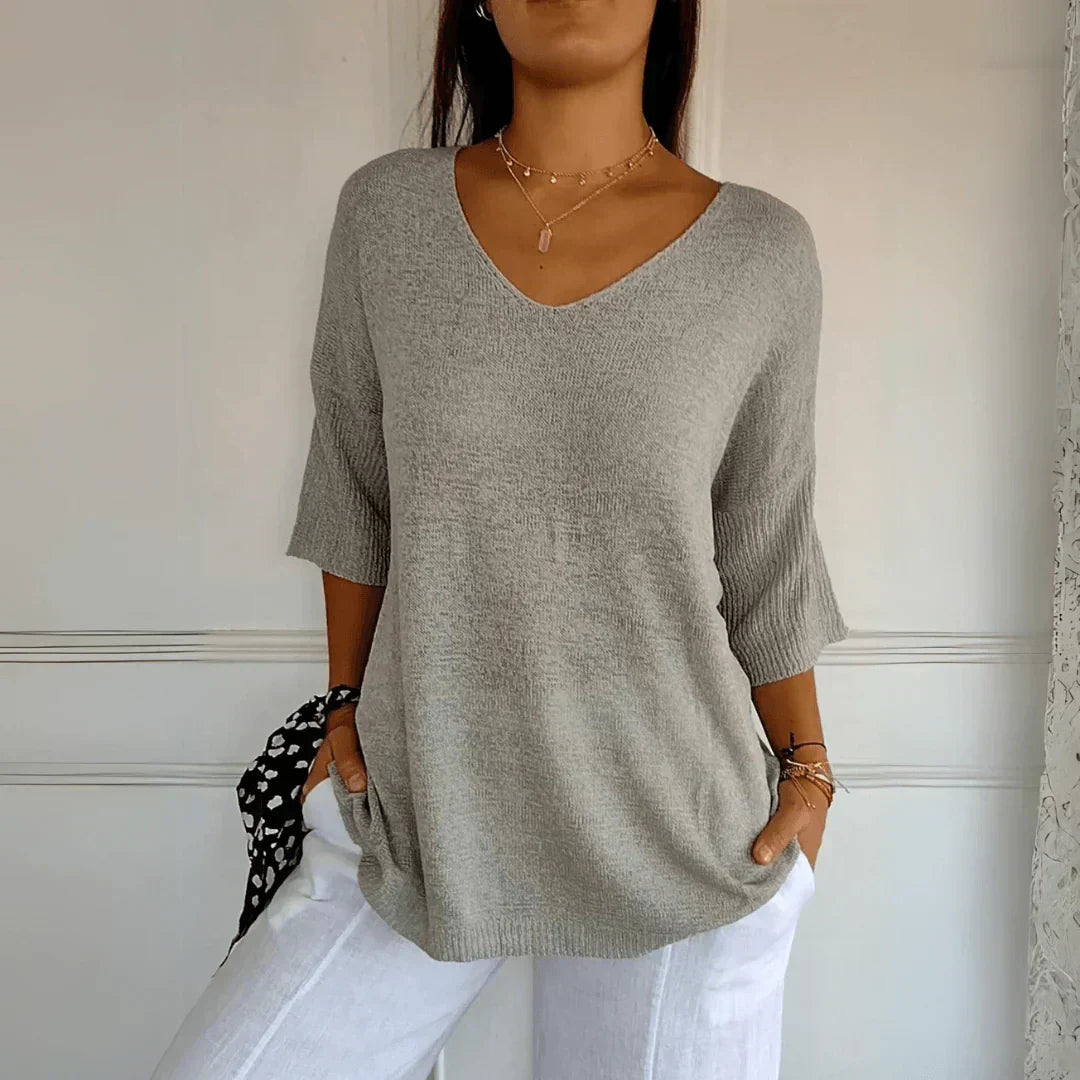 Bianca | Top elegante e rilassato