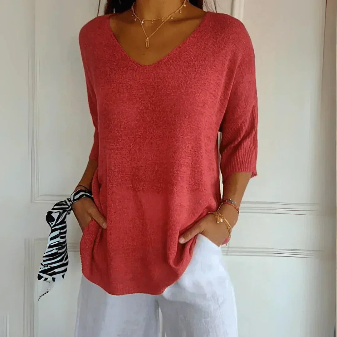 Bianca | Top elegante e rilassato