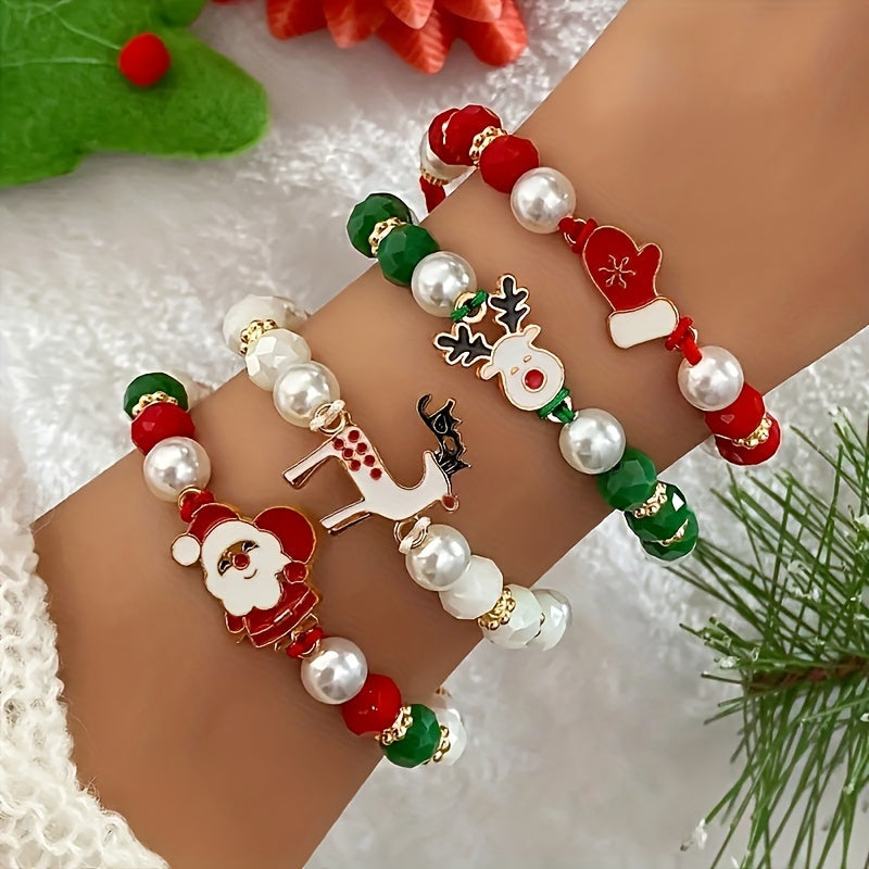 Boho Armbandenset Feestelijke Zilveren Sieraden - Mode Vibes