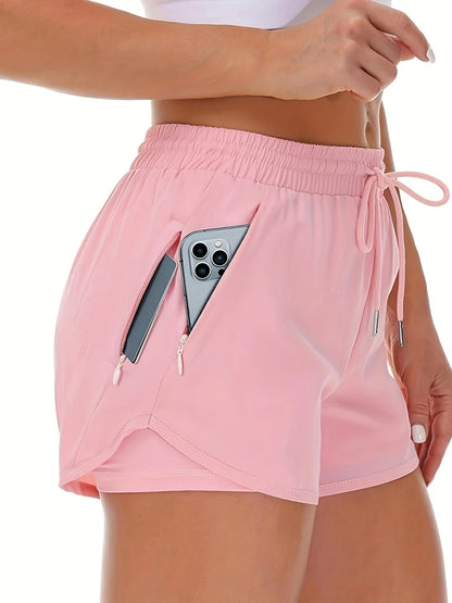 Dames Short 2-in-1 Sportief met Zakken - Mode Vibes