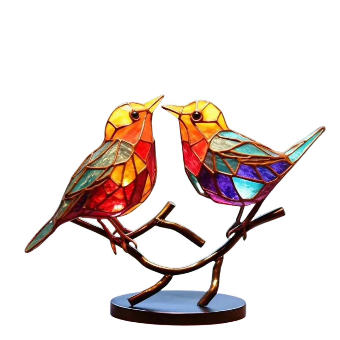 Kleurrijk Vogel Beeldje voor in de Kamer