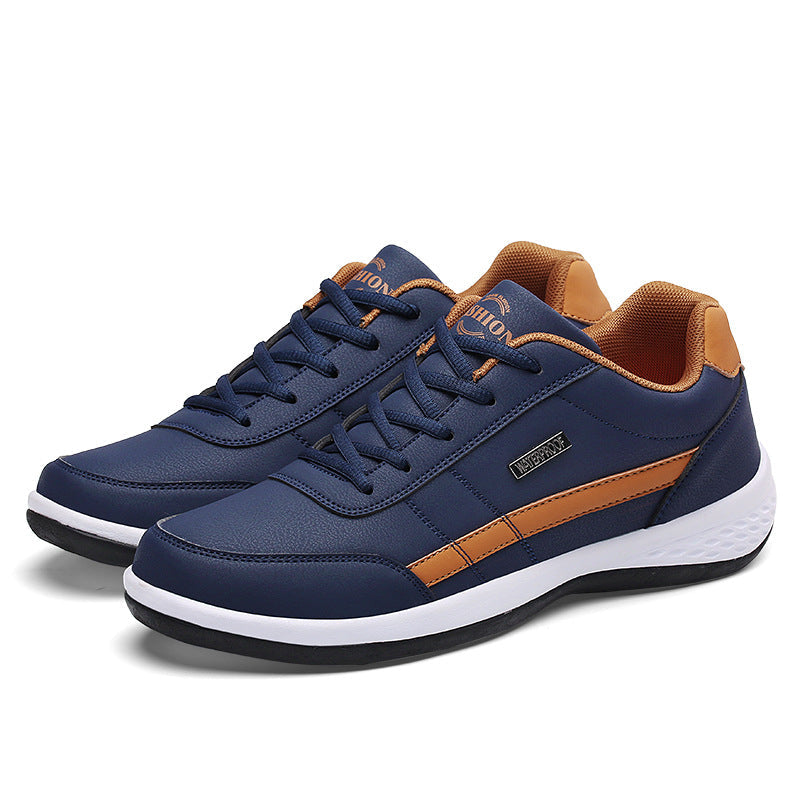 Leren Sneakers Heren Mode Sportief Design - Mode Vibes