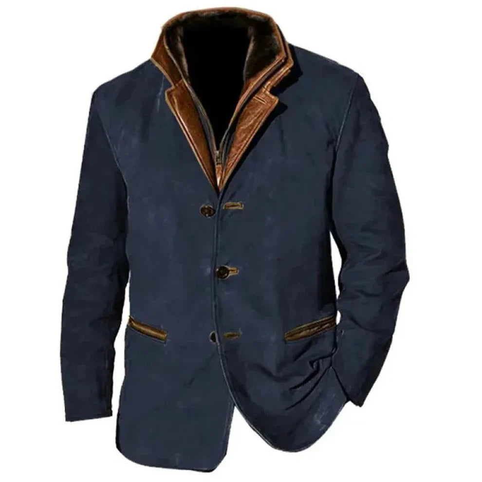 Vintage jas Heren – Klassiek & Getailleerd Tussenjack