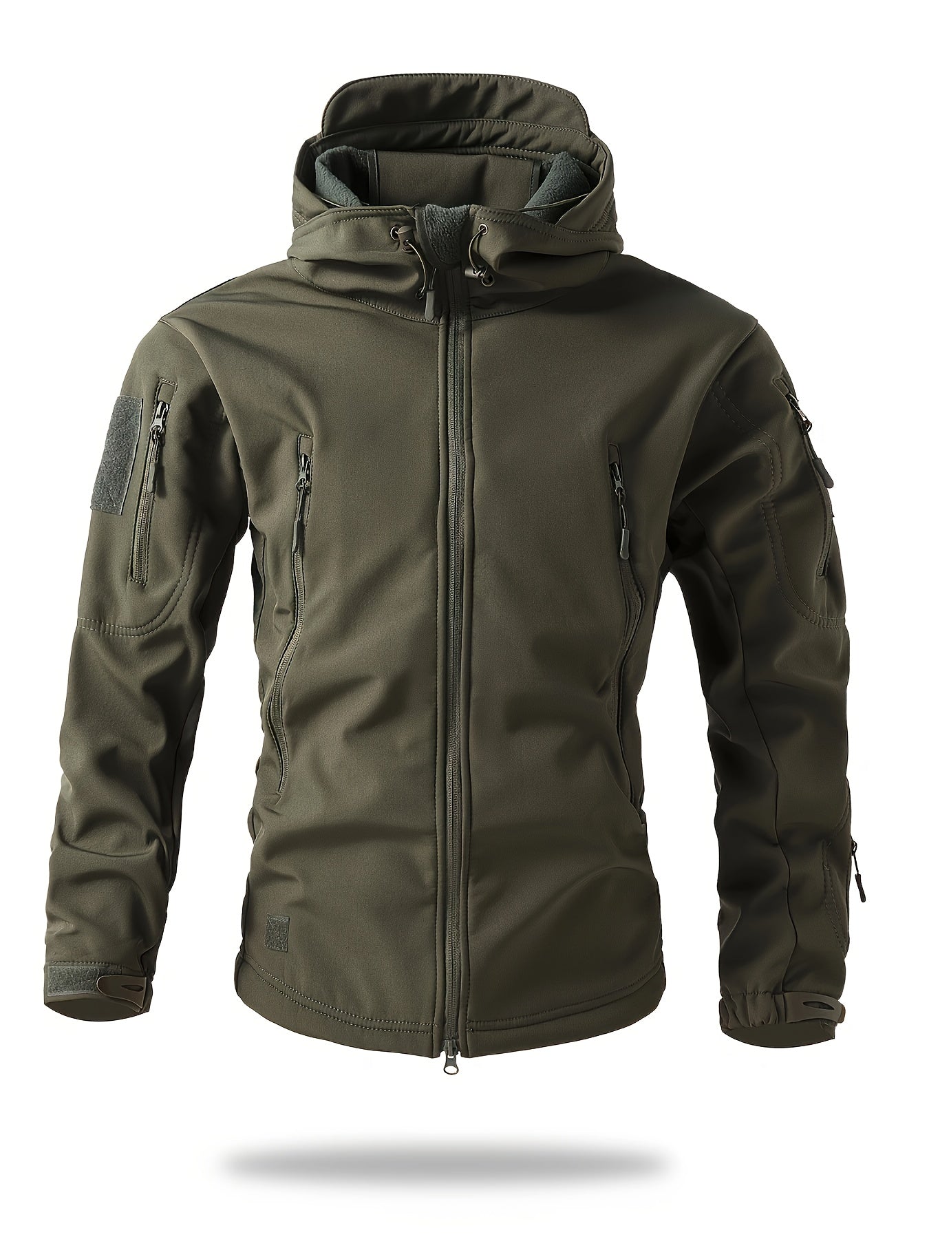 Warme Fleece Herenjas met Capuchon - Mode Vibes