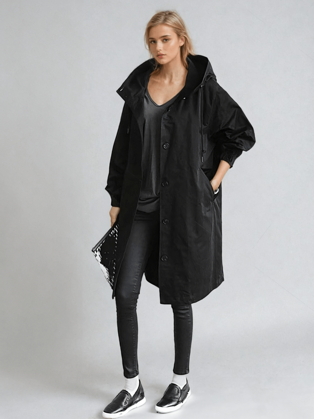 Klassieke Trenchcoat Stijlvol Waterdicht