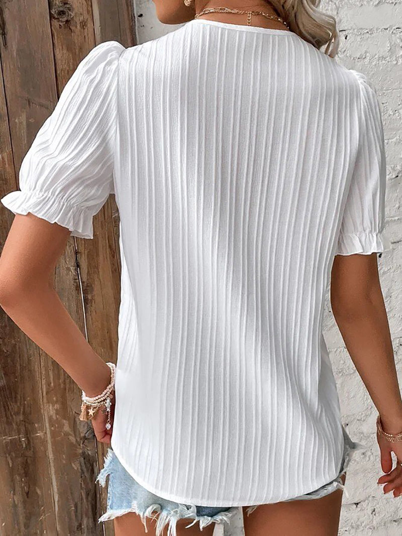 Clarisse Elegante Kanten Blouse voor Stijlvolle Dames