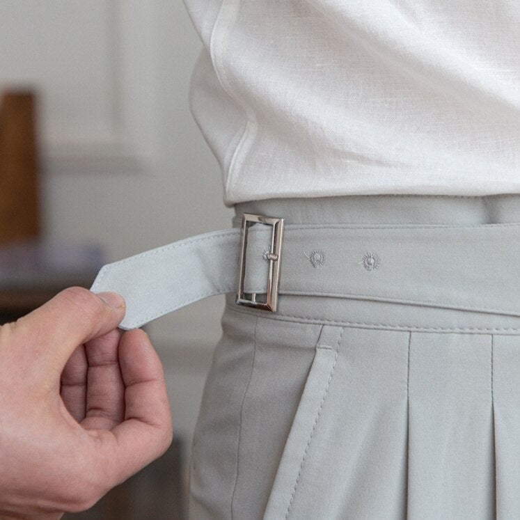 Heren Broek Casual met Gesp voor Dagelijks Gebruik