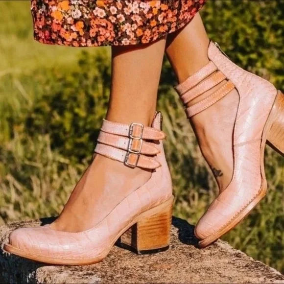 Hoge Hak Schoenen Vintage Stijl