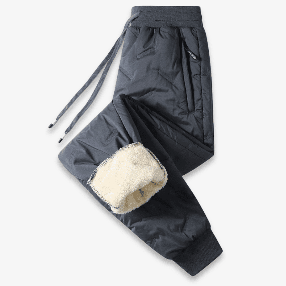 Maaike | Gevoerde thermobroek voor dames in de kleur Grijs voor dames in Lounge stijl ideaal voor de herfst.