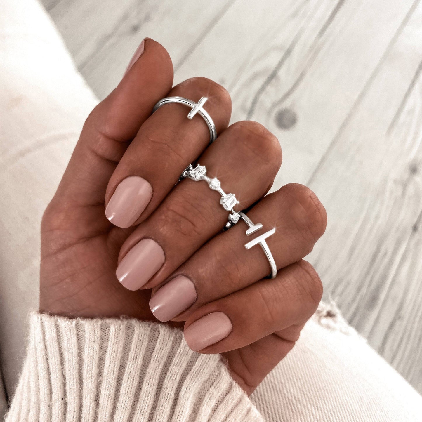 Verstelbare Open Ring voor Vrouw en Man
