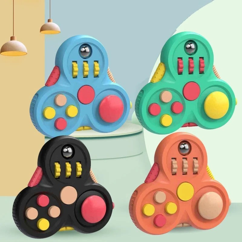 Fidgetset 4-Delig met Draaitoy en Stressballen - Mode Vibes