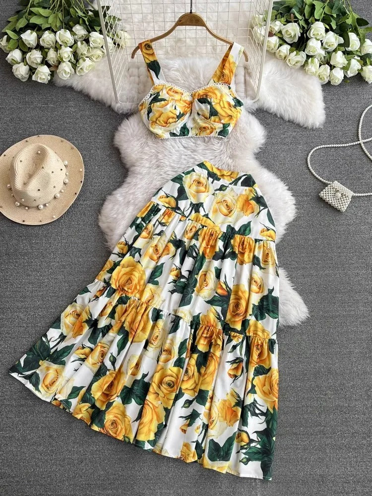 Vrouwelijke Tweedelige Set Casual Kleding