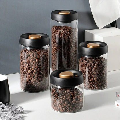 Koffieboon Opbergpot Luchtdicht Fris Bewaren - Mode Vibes