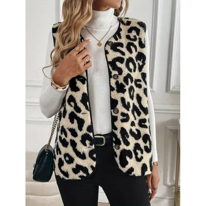 Clara | Giubbotto Elegante Motivo Leopardo