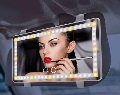 LED Auto Make-up Spiegel Dimbaar met Verlichting - Mode Vibes