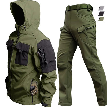 Ultiem Outdoor Set voor Heren – Wind- & Waterdicht Softshell