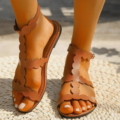 Sandalen met Hoge Hak en Brede Banden