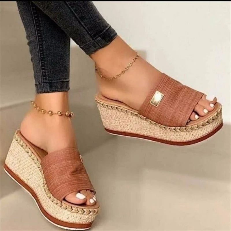 Vrouwen Sandalen Rond Teen Comfortabel