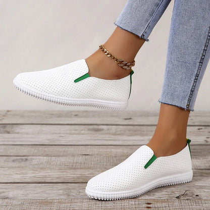 Vlakke Damesschoenen Comfortabel Leer