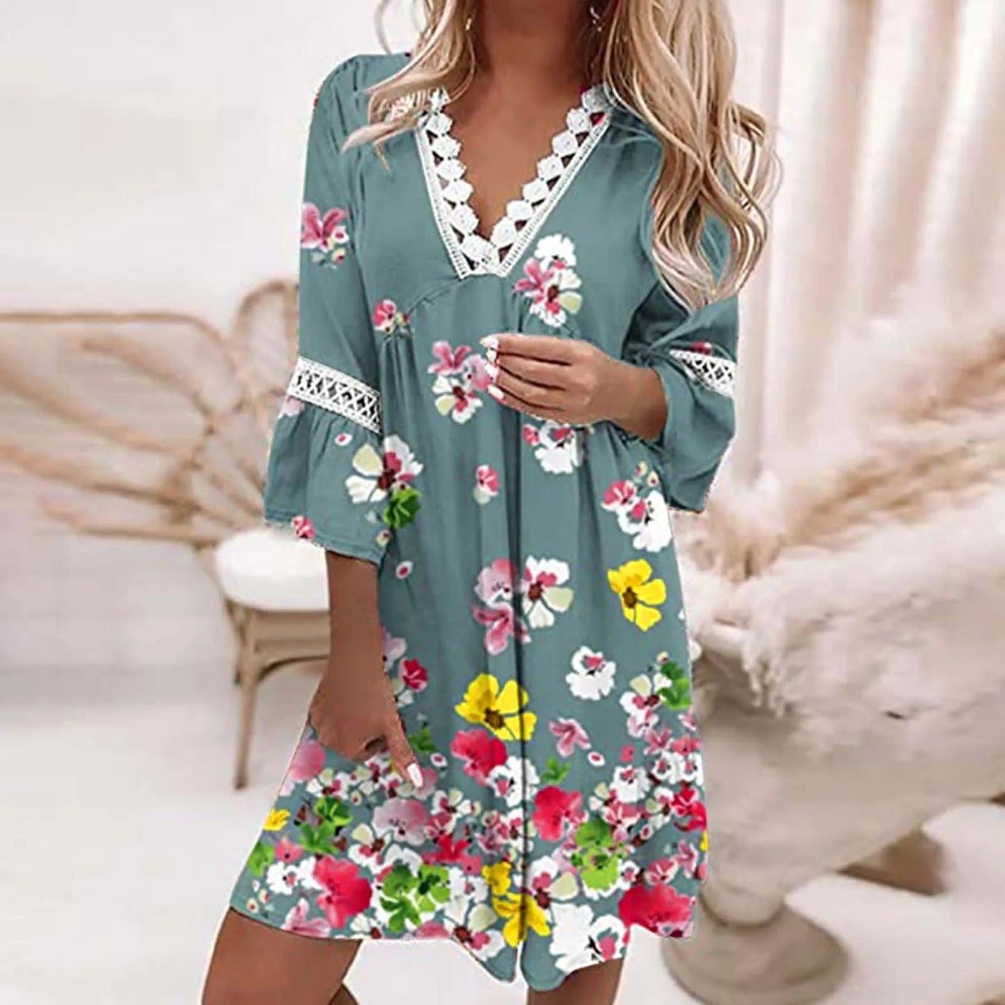 Boho Jurk Zomerjurk Vrouwelijk Casual