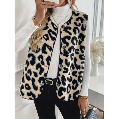 Clara | Giubbotto Elegante Motivo Leopardo