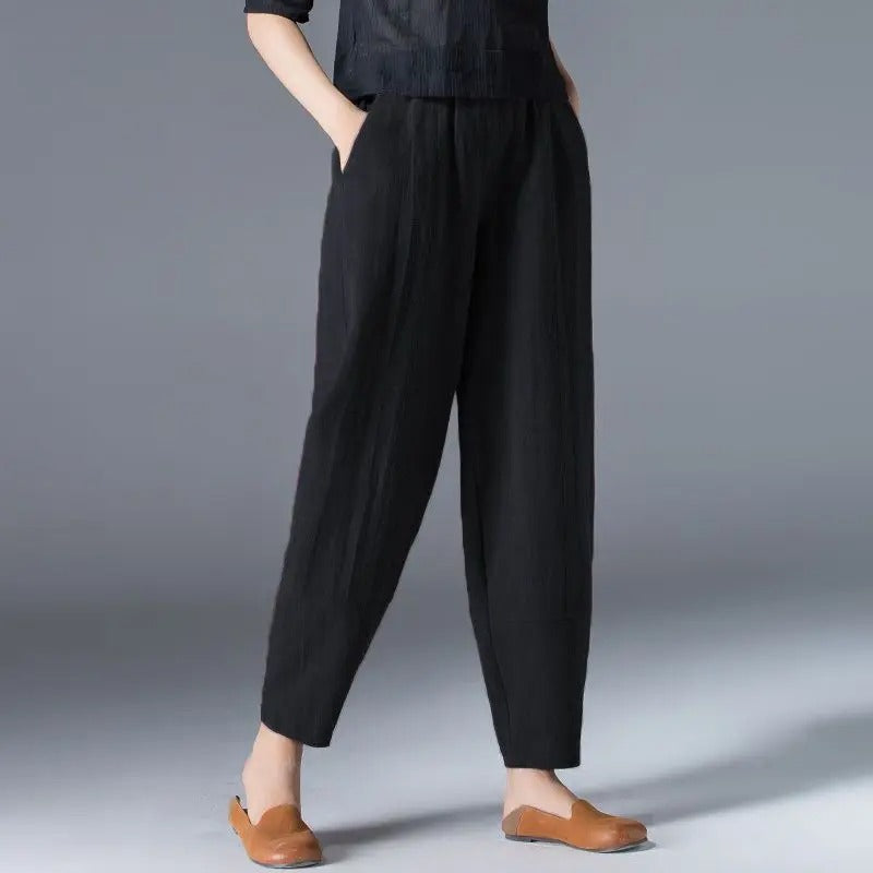 Vrouwen Broek Katoenen Bloomers Comfortabele Zomerbroek
