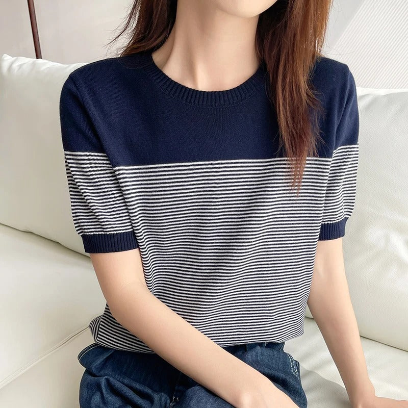 Vrouwen T-shirt Korte Mouw Zomerse Stijl