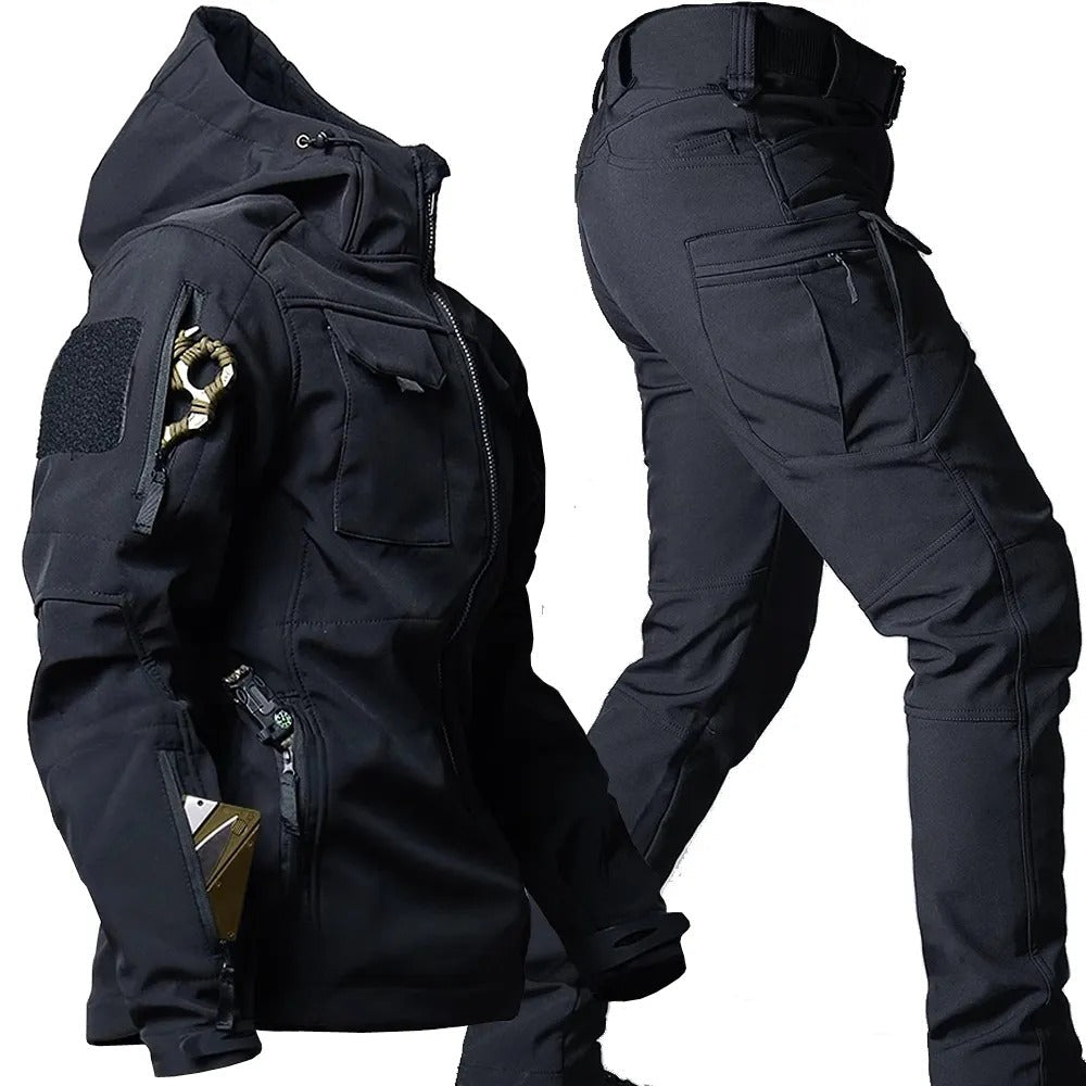 Ultiem Outdoor Set voor Heren – Wind- & Waterdicht Softshell
