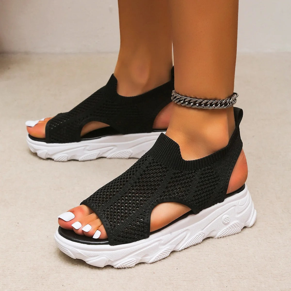 Vrouwelijke Sandalen Open Teen Zomerklassieker
